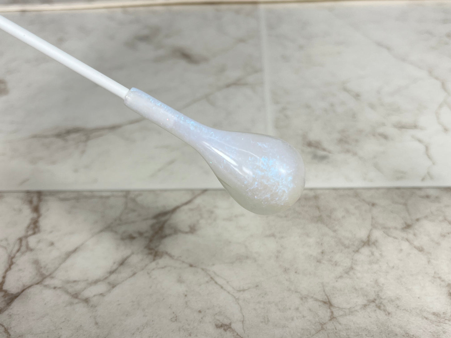 Snowball- Pear Acrylic Conducting Baton