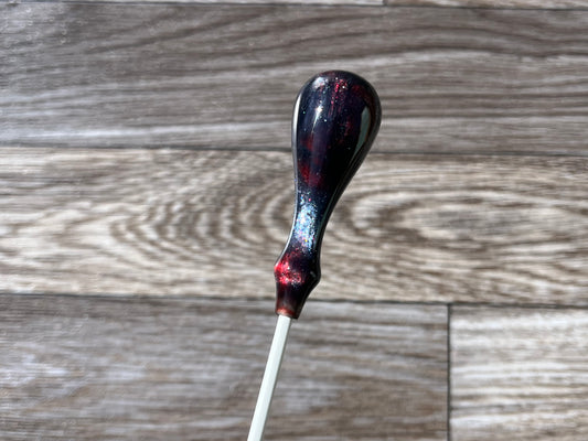 Crimson Justice- Spindle Fiberglass Conducting Baton