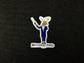 MOOSE-TRO - Brushed Aluminum Sticker