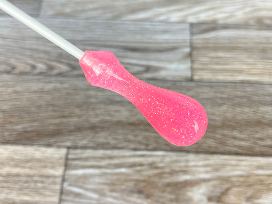 Pink Glitter- Ergonomic Acrylic Conducting Baton