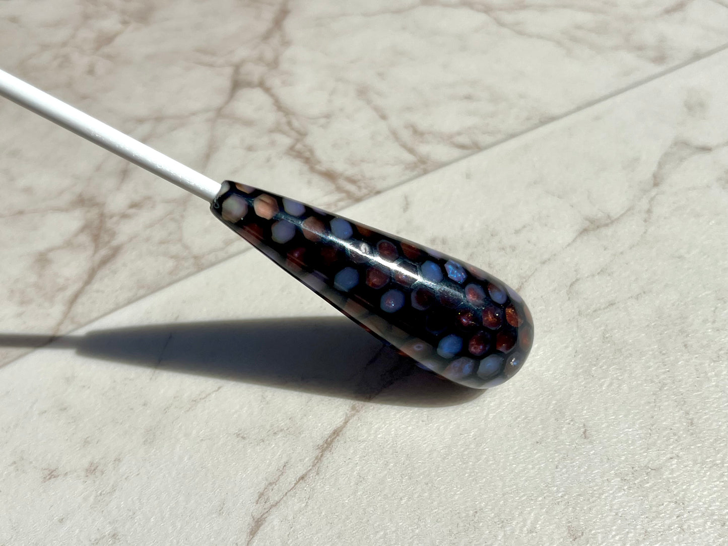 Rain of Spectral Disruption- Traditional Acrylic Conducting Baton