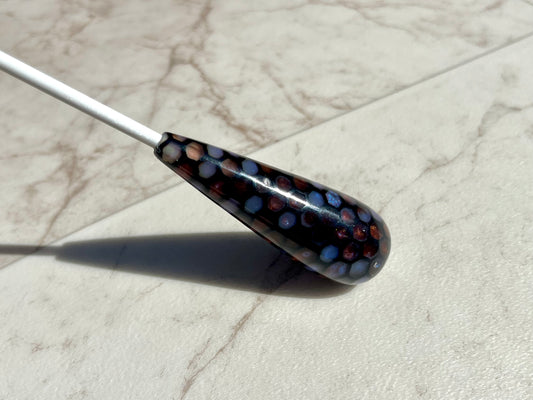 Rain of Spectral Disruption- Traditional Acrylic Conducting Baton