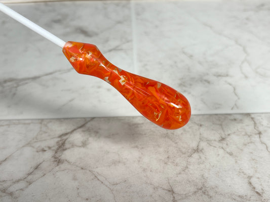 Orange Peel- Ergonomic Acrylic Conducting Baton