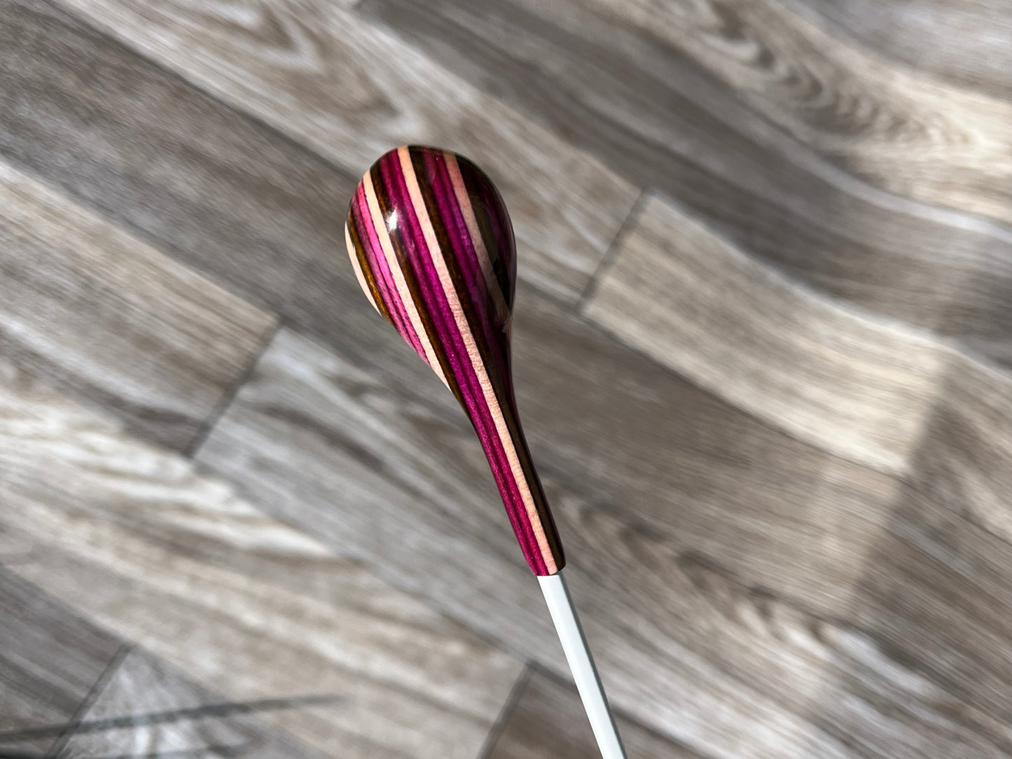 Kabuto- Wood Pear Carbon Fiber Conducting Baton