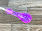 Purple Glitter- Ergonomic Pear Acrylic Conducting Baton