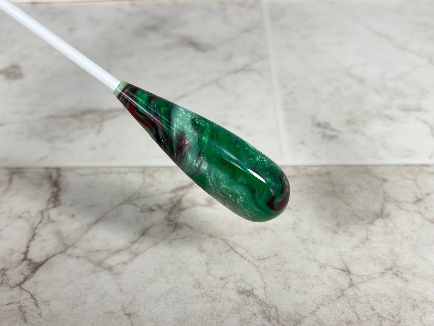 Mistletoe- Traditional Acrylic Conducting Baton