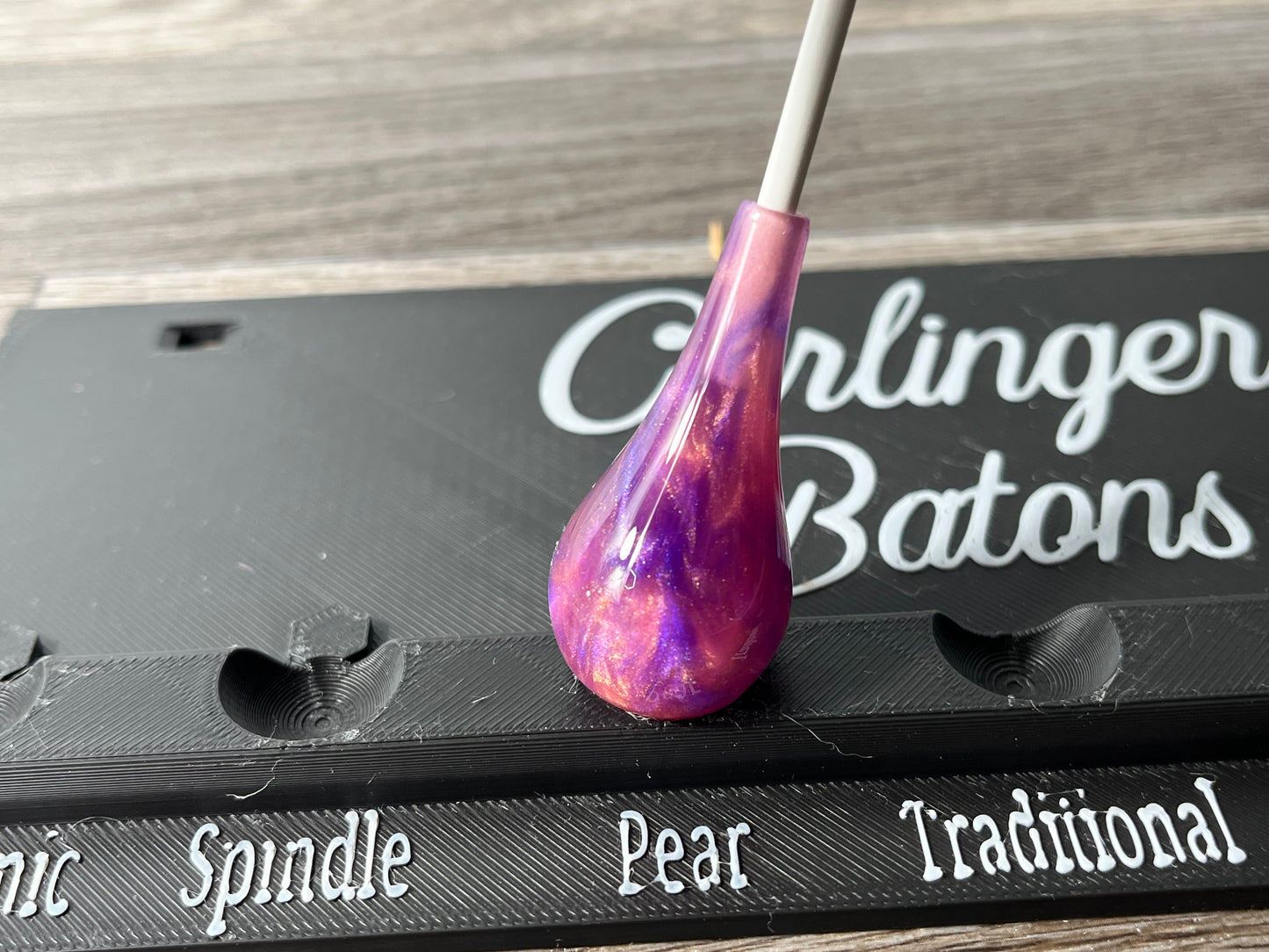Shooting Star- Pear Fiberglass Conducting Baton