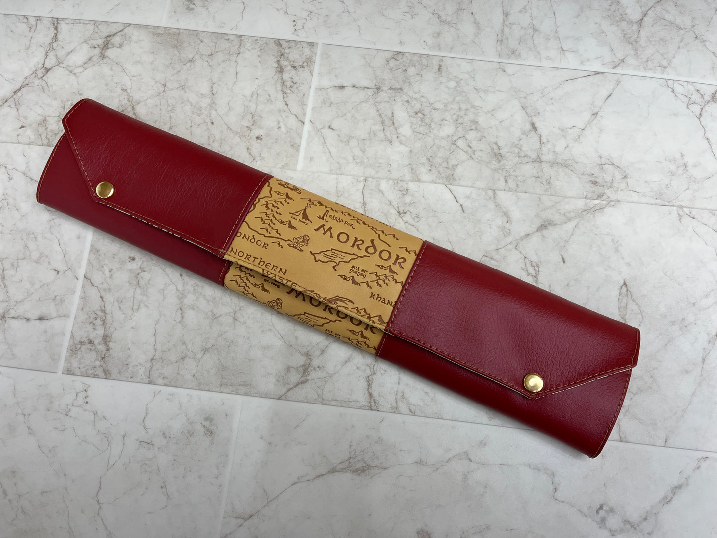 Middle Earth Map- Four Baton Case