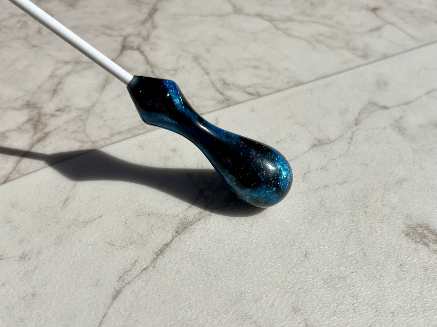 Salty Depths- Ergonomic Acrylic Conducting Baton