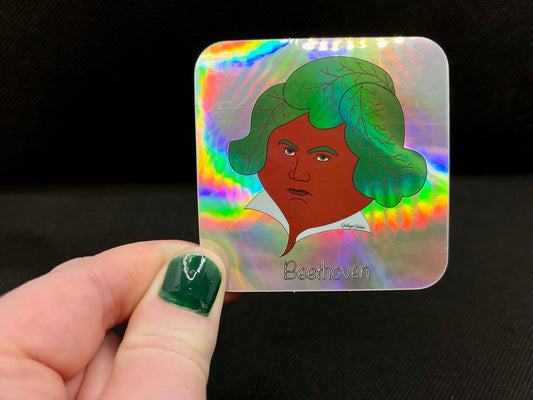 Beethoven- Holographic Sticker