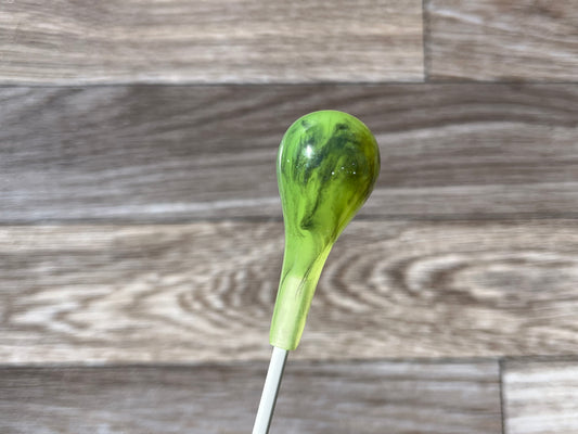 Glowing Orb- Pear Fiberglass Conducting Baton