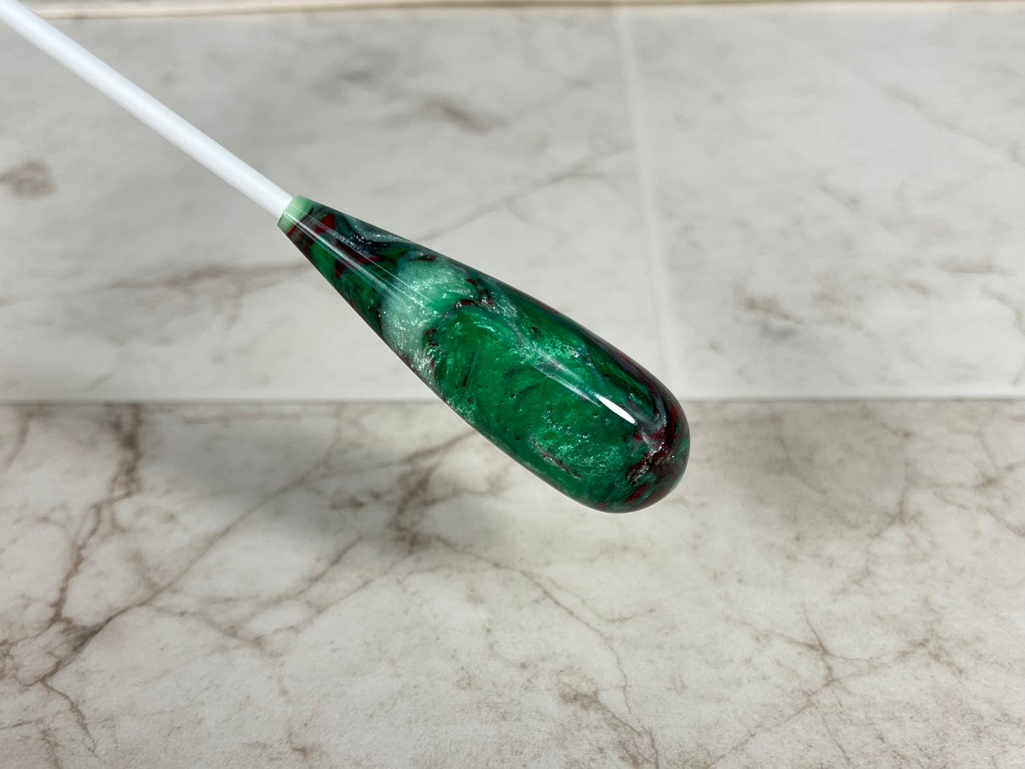 Mistletoe- Traditional Acrylic Conducting Baton