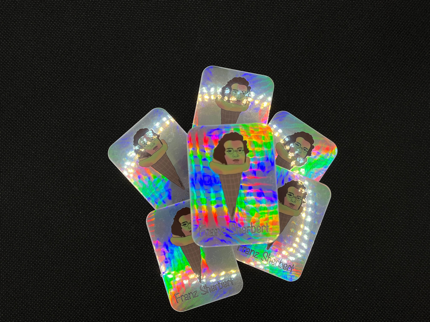 Franz Schubert- Holographic Decomposer Sticker