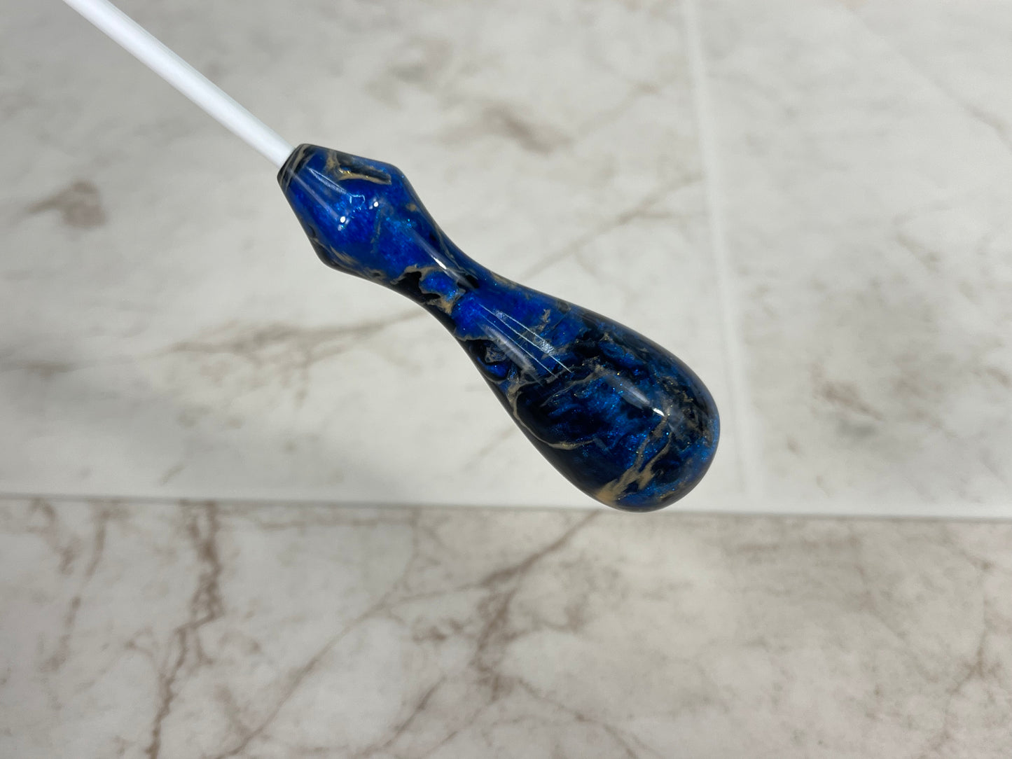 Bluey- Ergonomic Acrylic Conducting Baton