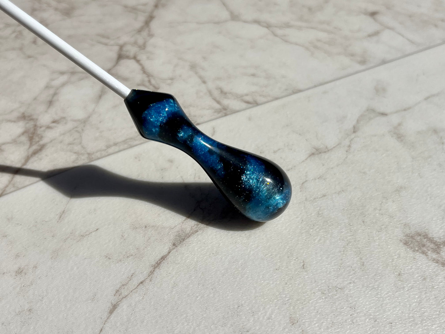 Salty Depths- Ergonomic Acrylic Conducting Baton