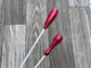 WBDI Red Fiberglass Conducting Baton