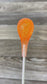 Orange Glitter- Pear Acrylic Conducting Baton