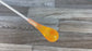 Yellow and Orange Glitter- Pear Acrylic Conducting Baton
