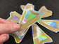 Harp- Holographic Sticker