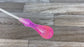 Pink, Purple, Yellow Glitter- Spindle Acrylic Conducting Baton