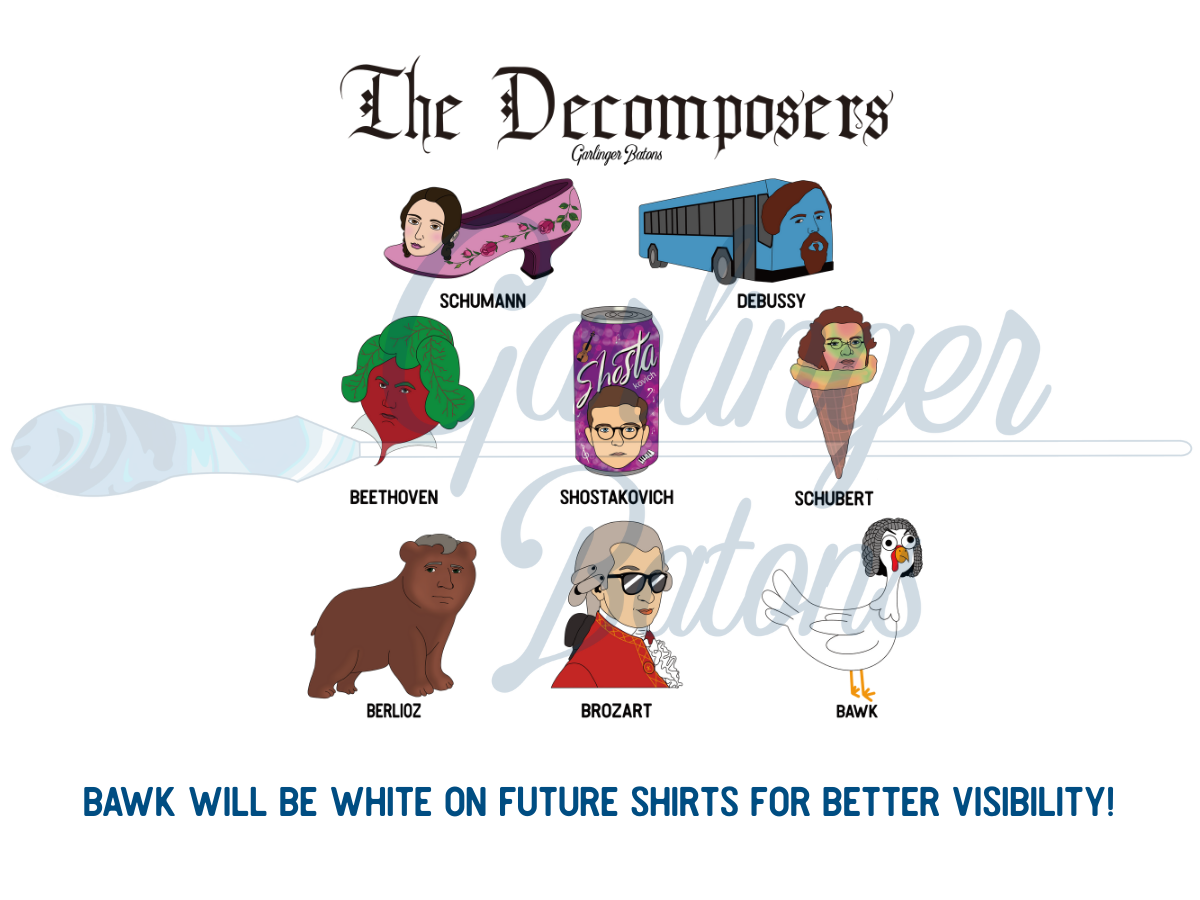The Decomposers Cast- Decomposer T Shirt