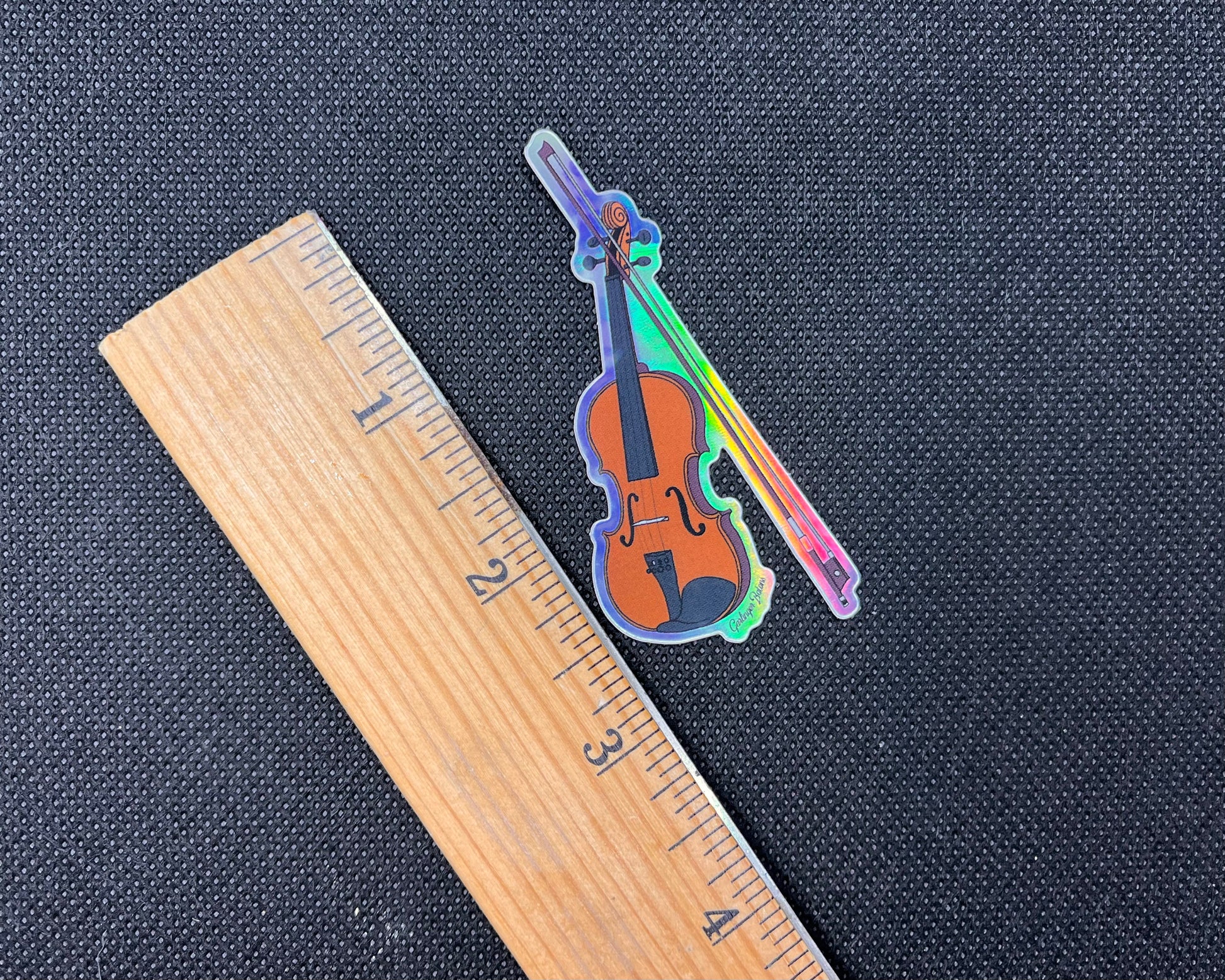 Vinyl Violin Viola Sticker
