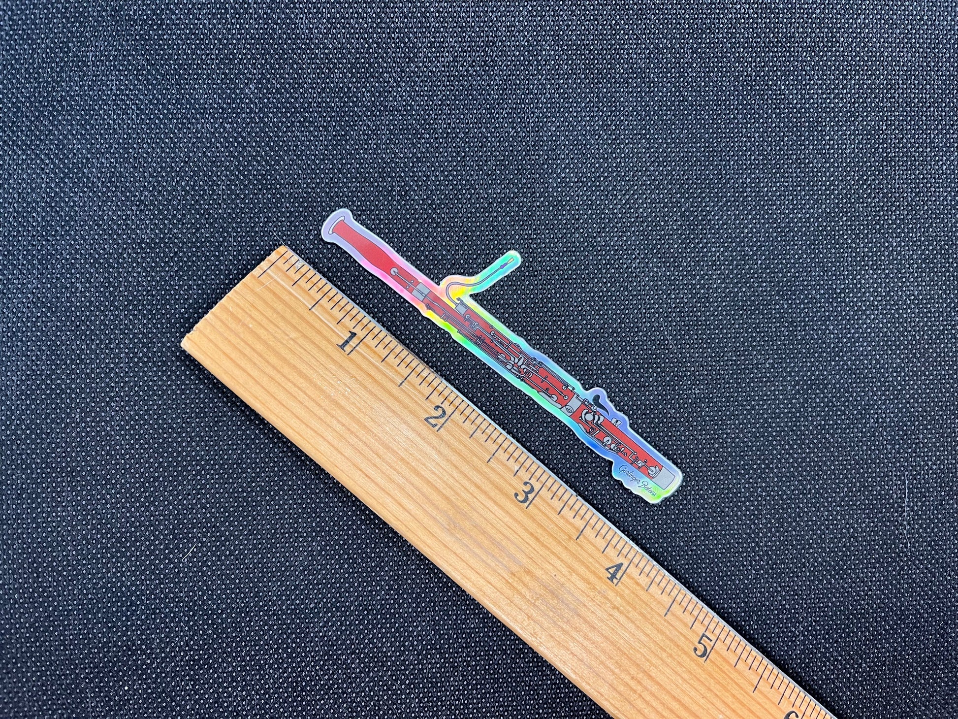 Baton Sticker Orchestra Bassoon- Holographic Sticker – Garlinger Batons
