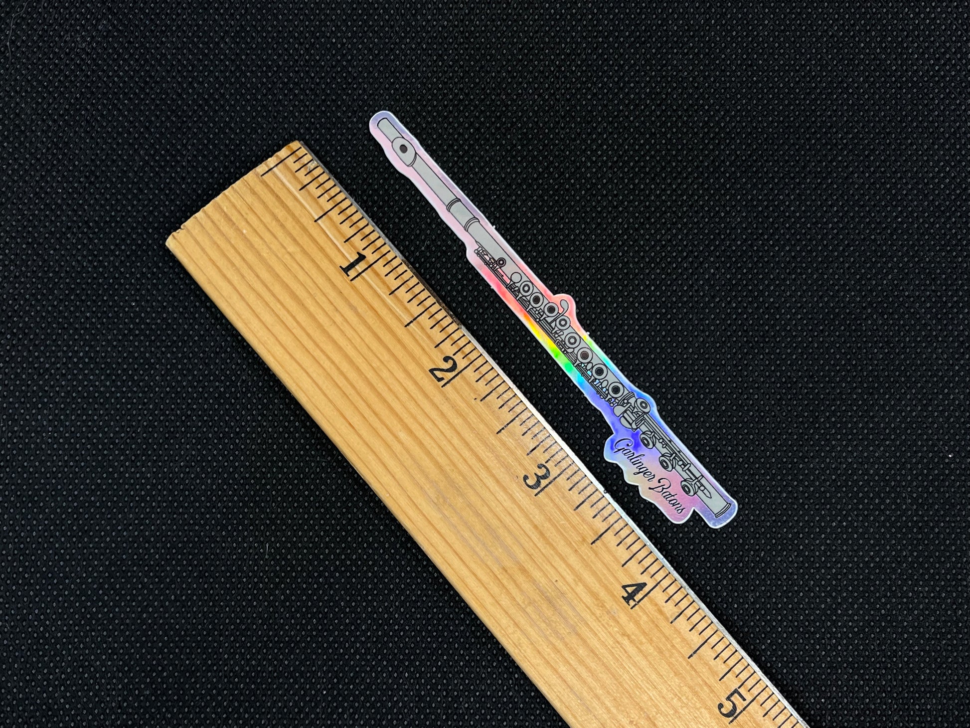 Flute Sticker Flute- Holographic Sticker – Garlinger Batons