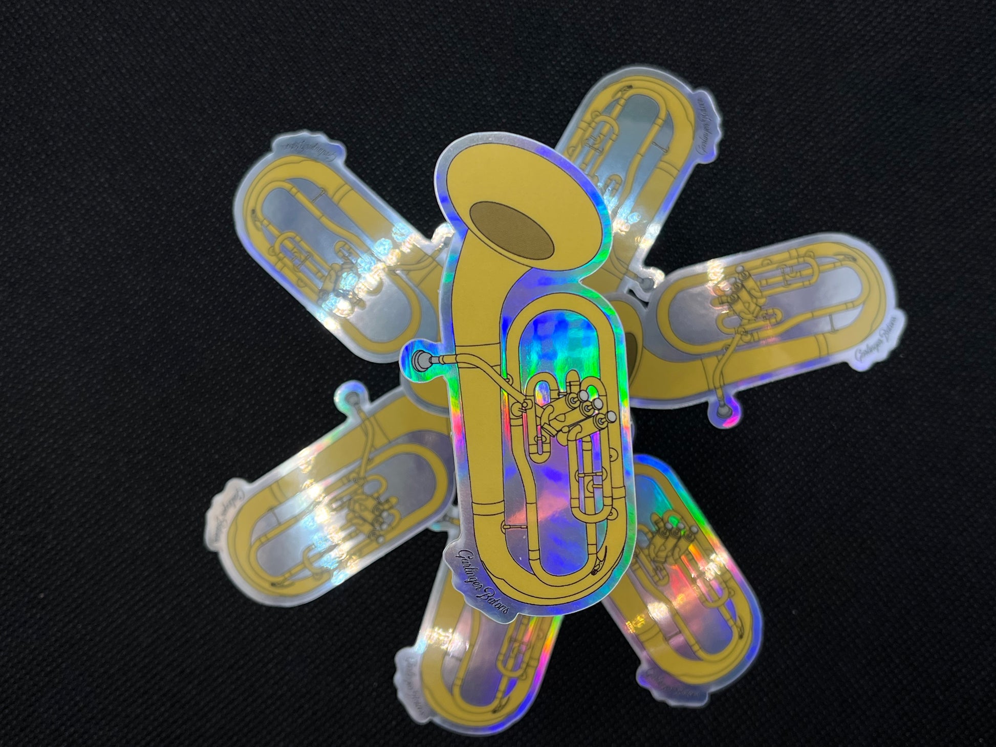Holographic Euphonium Sticker