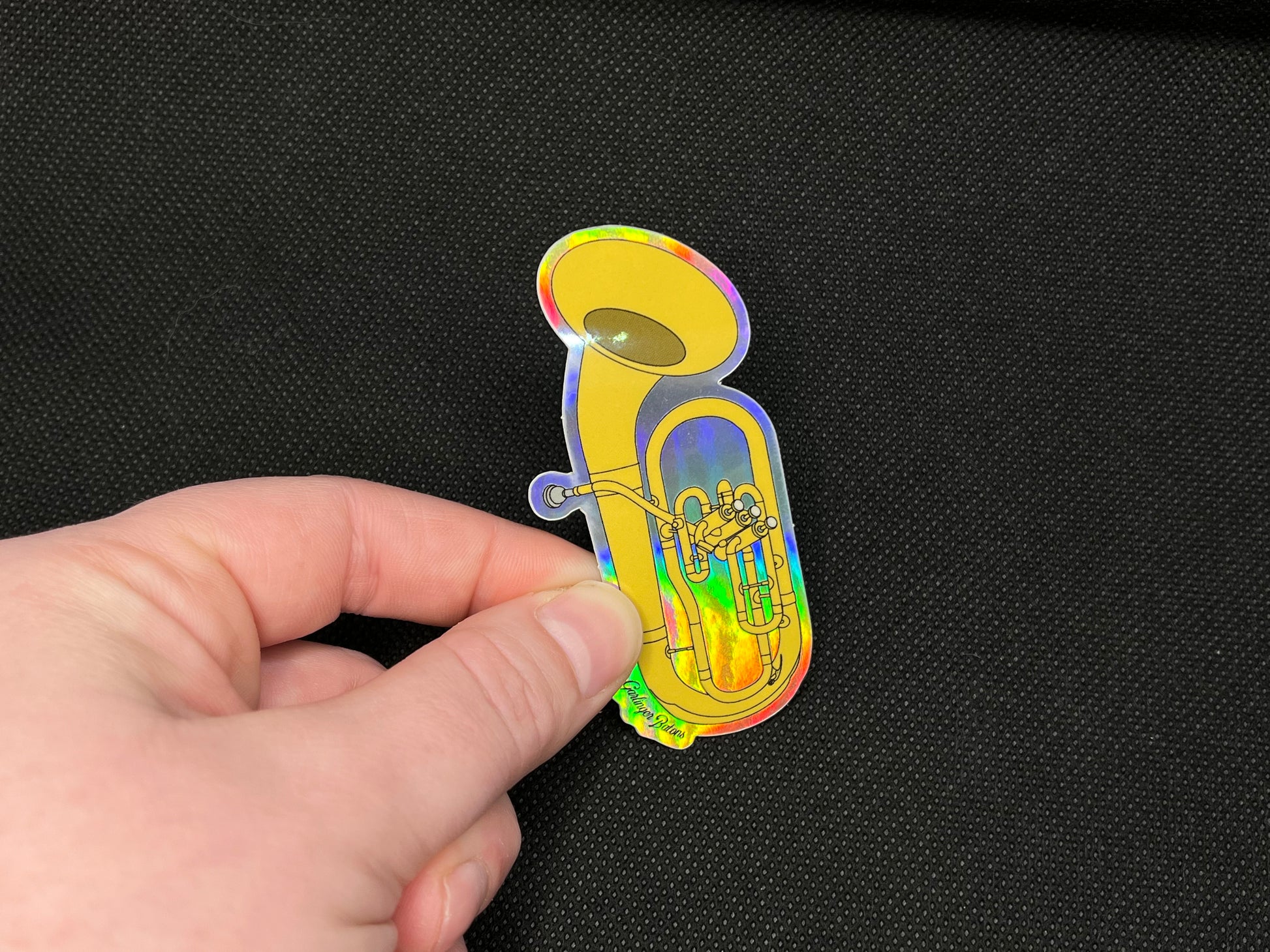 Baton Sticker Orchestra Euphonium- Holographic Sticker – Garlinger Batons