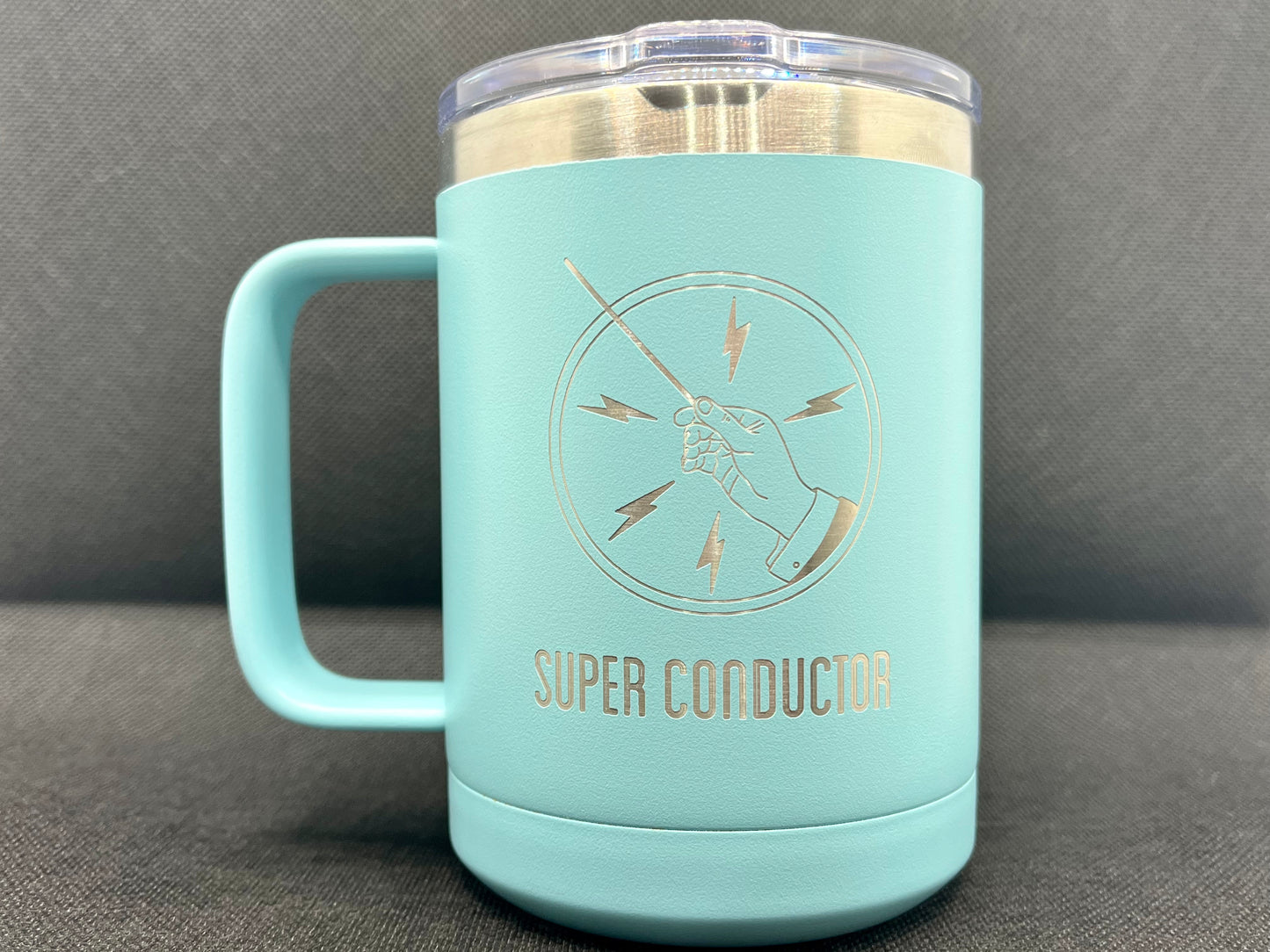 Super Conductor Travel Mug- Teal